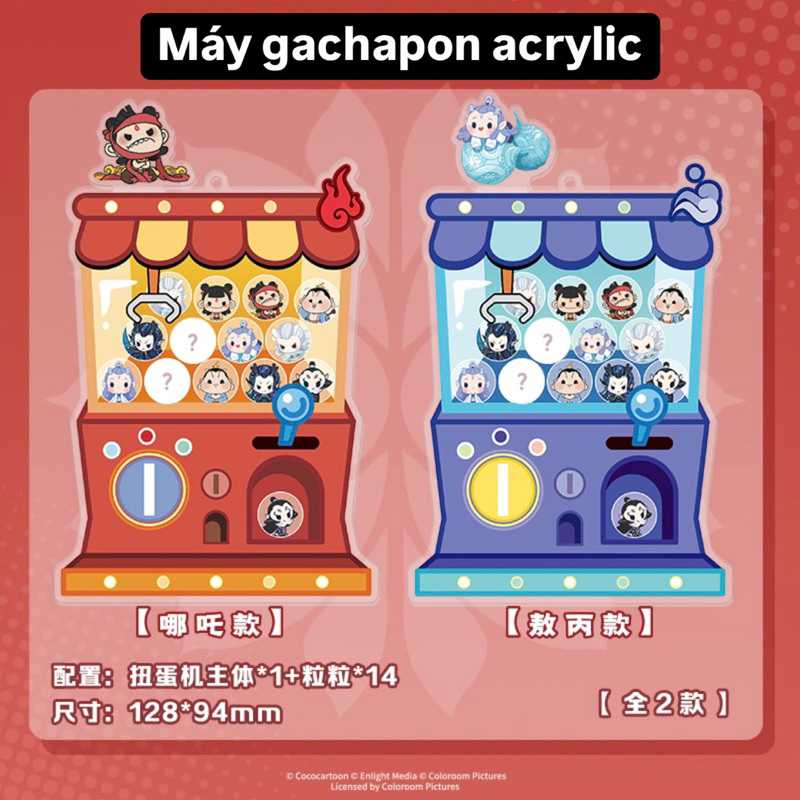 [Sẵn] [Chính hãng] GOODS FUN - Na Tra: Ma đồng náo hải Máy gachapon acrylic