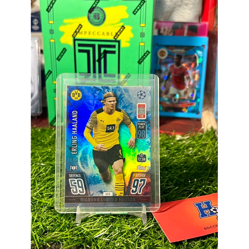 Thẻ bóng đá Erling Haaland Limited Edition Topps Match Attax UCL 2021/22