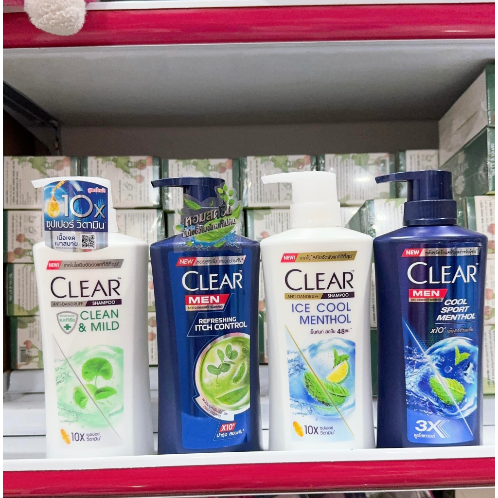 Dầu gội clear thái lan mẫu mới 400ml