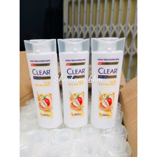 Dầu gội Clear nước táo lên men & Vitamin C chai 140g (Hàng khuyến mại của hãng)