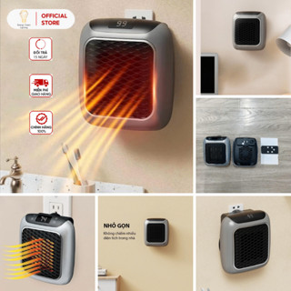 Máy sưởi Mini Energy Green Lighting MS-306 - Làm Nóng Nhanh - Công Suất 800W - Điều Khiển Từ Xa Tiện Lợi - BH 1 Năm