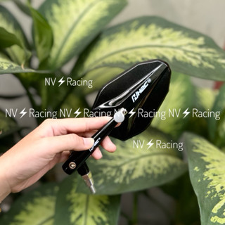 Kính chiếu hậu kiểu H2.C V2 nhựa xoay 360 độ chân 10li thuận