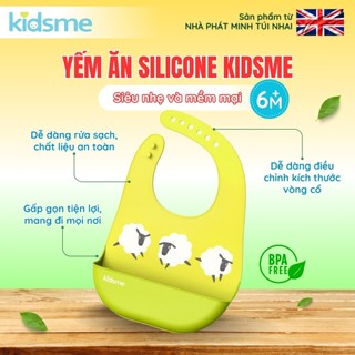 Yếm ăn silicone kidsme