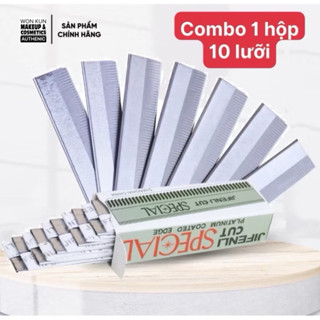 Hộp 10 Lưỡi Dao Tỉa Chân Mày Trang Điểm Chuyên Dụng ( 10 LƯỠI DAO CẠO )