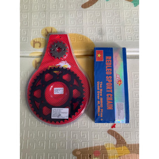 Nhông dĩa Redleo Sên Vàng HD Plus 10li gắn cho Ex135,150,155, Winner, Raider, Satria, Sonic