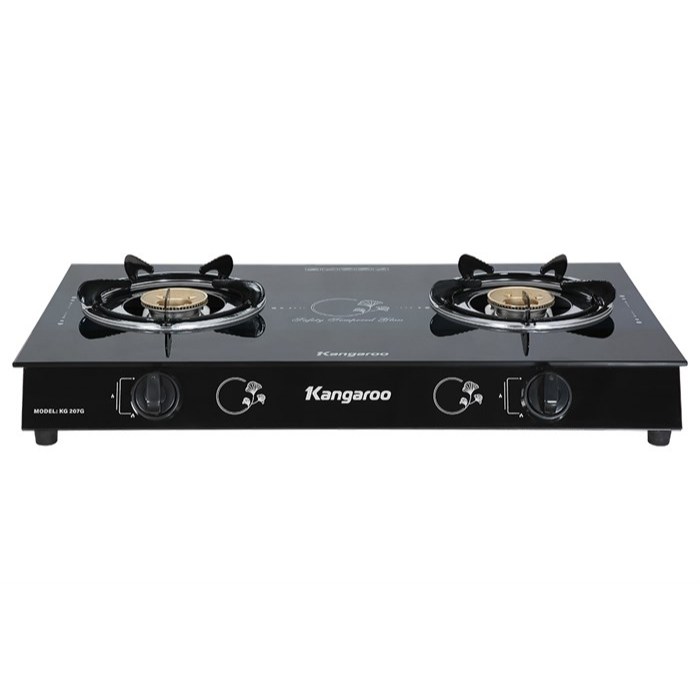 Bếp dương ga đôi Kangaroo KG207G Đánh lửa Magneto độ bền cao