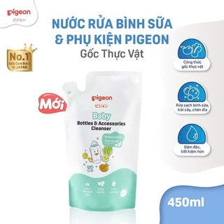 NƯỚC RỬA BÌNH SỮA PIGEON 600ML/650ML