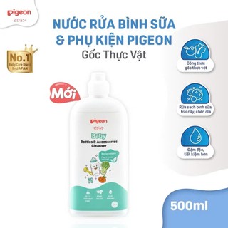 NƯỚC RỬA BÌNH SỮA PIGEON 600ML/650ML