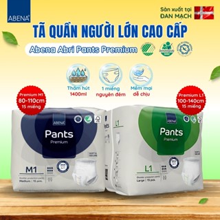 Tã quần người lớn Abena Pants Premium siêu thấm hút lên đến 2.4 lít thoải mái để ngủ qua đêm- Nhập khẩu Đan Mạch