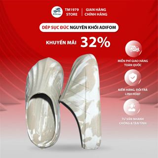 Dép Sục Đúc Nguyên Khối ADIFOM Màu Loang Chống Nước, Sục Ad.da.s Adifom Superstar cao 4cm (TT19 loang)