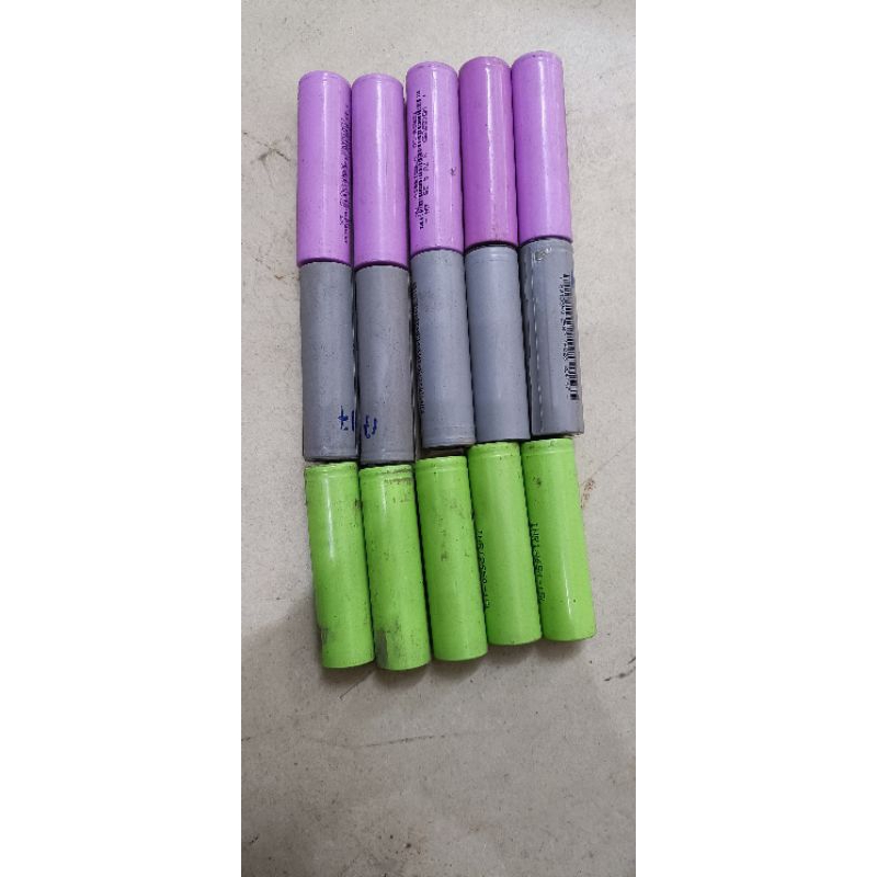 compo 10 cell pin 18650 cũ bao áp trên 3vdc