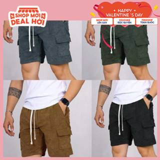 Quần Đùi Hôp Thể Thao Hàng VNXK Loại 1 Chất Nhung Tăm 90% Cotton Thấm Hút, Thoáng Mát, Thời Trang, Nam Tính,Nổi Bật