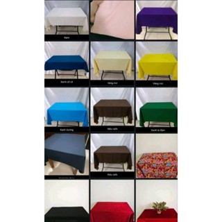 Khăn trải bàn khách sạn , bàn ăn , bàn tiệc , hội nghị , lễ tân , giáo viên.....Các màu