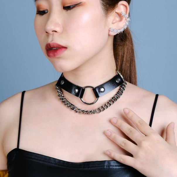 Phụ Kiện Chocker Cổ Phối Xích