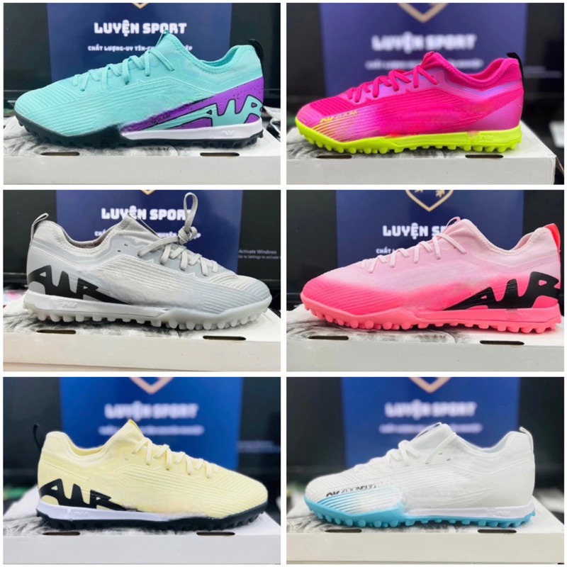 ( Khâu Đế ) Giày Bóng Đá Vapor 15 Pro bản V1 Tặng Tất, Hộp và Bảo hành keo đế.q