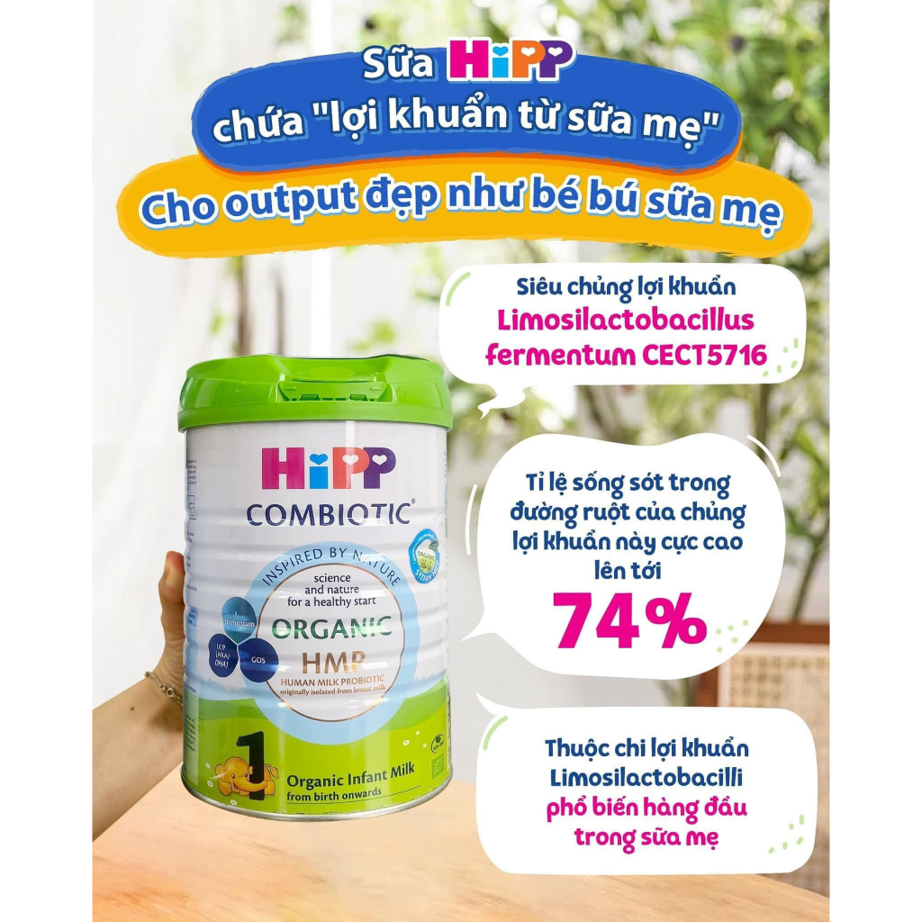 Sữa Công Thức Hipp 1 Organic 350g Tăng Cường Sức Đề Kháng
