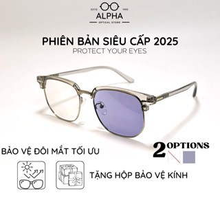  Gọng kính cận Alpha tròng kính đổi màu khi ra nắng chống tia UV và ánh sáng xanh máy tính cho học sinh- MÃ A22 
