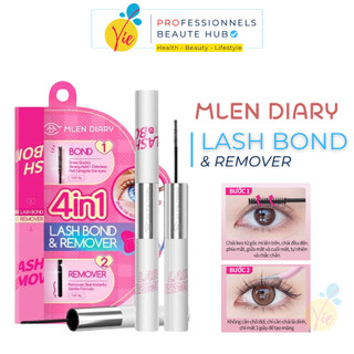  Keo Dán Mi 2 Đầu 4in1 MLEN DIARY Kết Hợp Dung Dịch Tẩy Keo Tiết Kiệm Thời Gian 8g 