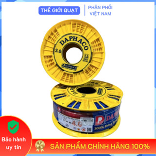 [HỎA TỐC] Dây điện đơn Daphaco lõi đồng nguyên chất, vỏ bọc PVC cao cấp cuộn 100M (dây 1.0 đến 4.0) - Hàng chính hãng