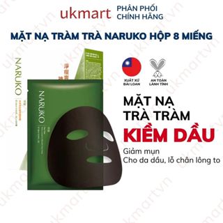 Hộp 8 Miếng Mặt Nạ Kiểm Soát Dầu Và Mụn Trà Tràm Naruko Tea Tree 26ml/m (Bản Đài)