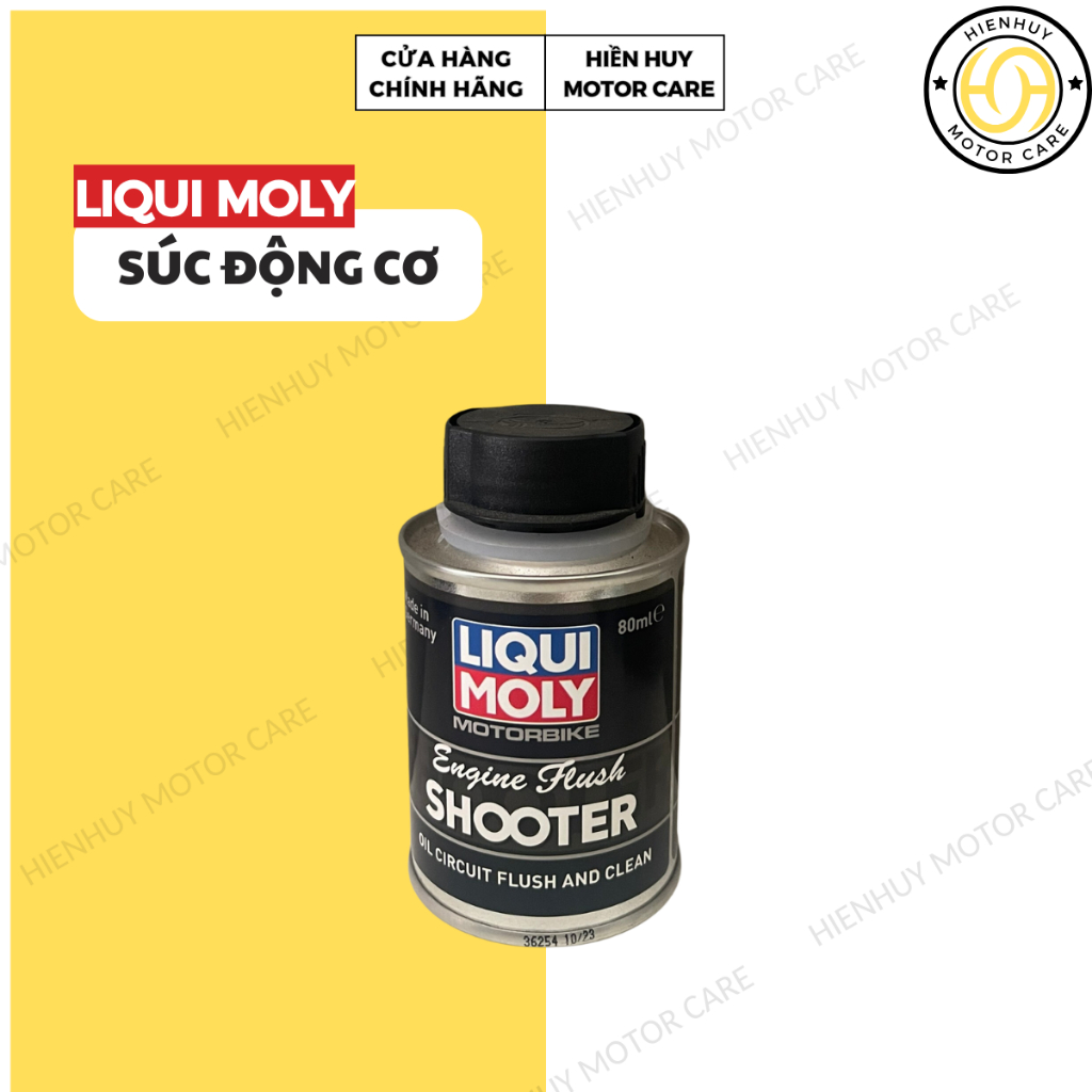 Phụ Gia Xăng Liqui Moly & Súc Rửa Động Cơ Liqui Moly Motorbike Engine Flush Shooter - 80ml Nhập khẩu