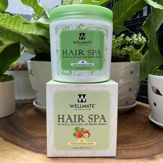 Hấp Dầu Siêu Mượt Phục Hồi Tóc Collagen WELLMATE HAIR SPA  500ML Hàng Chính Hãng Công Ty