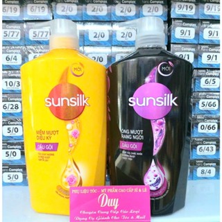 Dầu Gội SUNSILK 900G - Vàng & Đen - Cho Tóc Suôn Mềm Mượt Và Óng Ả