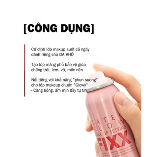 Xịt khóa nền makeup So Natural Fixx