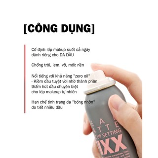 Xịt khóa nền makeup So Natural Fixx