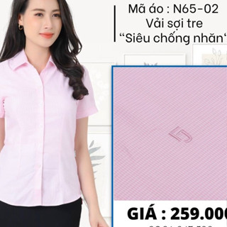 [HỎA TỐC] Áo sơ mi nữ Thái Hoà vải mềm caro màu hồng 65-02