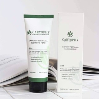  Sữa rửa mặt Caryophy portulaca glass skin 3 in1 dành cho da mụn sạch khuẩn ngừa mụn 150ml 120ml NPP Tido88 