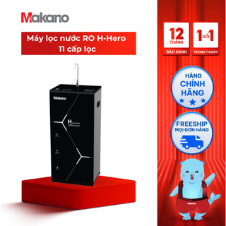 Máy lọc nước nóng lạnh lọc nước tại vòi giúp nước uống tốt Makano H Hero MN101 MN201 MN301 hệ thống 11 cấp lọc