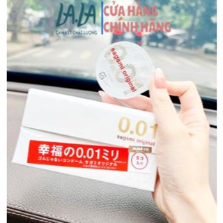 ( Che tên sản phẩm - Nội địa nhật -có tách lẻ ) Bao cao su Sagami Original 0.01 hộp 5 chiếc (Bao cao su Sagami 001)