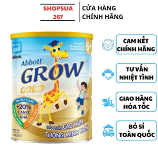  Sữa bột Abbott Grow Gold 6+ Hộp 800g 