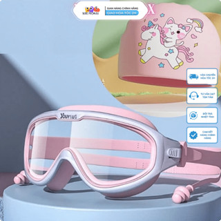 Có Tặng Thêm Quà Cho Bé Bộ Kính Bơi cùng Nón Bơi Trẻ em 4 -12 tuổi bé trai bé gái YouYou Yuripromax