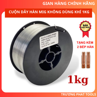   Tặng 2 bét hàn  Cuộn dây hàn MIG 1kg không dùng khí cho máy hàn mic mini 