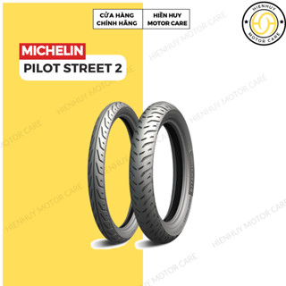 Vỏ lốp xe máy MICHELIN Pilot Street 2 không ruột nhiều kích thước 60 70 80 90 100 110 120 130 140 150 14 17 xe số,tay ga