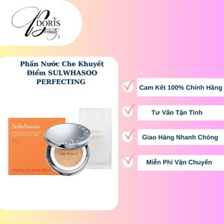 Phấn Nước Sulwhasoo Perfecting Cushion SPF50, Cushion Sulwhasoo Trang Điểm Mỏng Nhẹ và Bền Màu