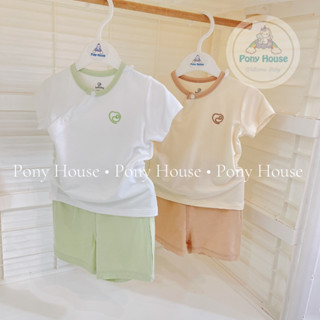  Bộ Sơ SInh Cộc Tay Bu Baby Mềm Mịn Cho Bé Trai Bé Gái Mùa Hè BBB1308IN 