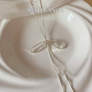 Dây chuyền nữ Eleanor Accessories mặt hình nơ vòng cổ dáng dài phụ kiện trang sức 9367