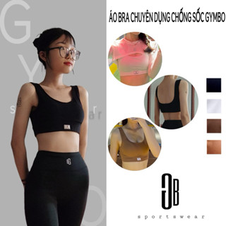 Áo bra thể thao nữ chuyên dụng GYMBO chống sốc nâng ngực sẵn mút dáng basic tập gym yoga aerobic