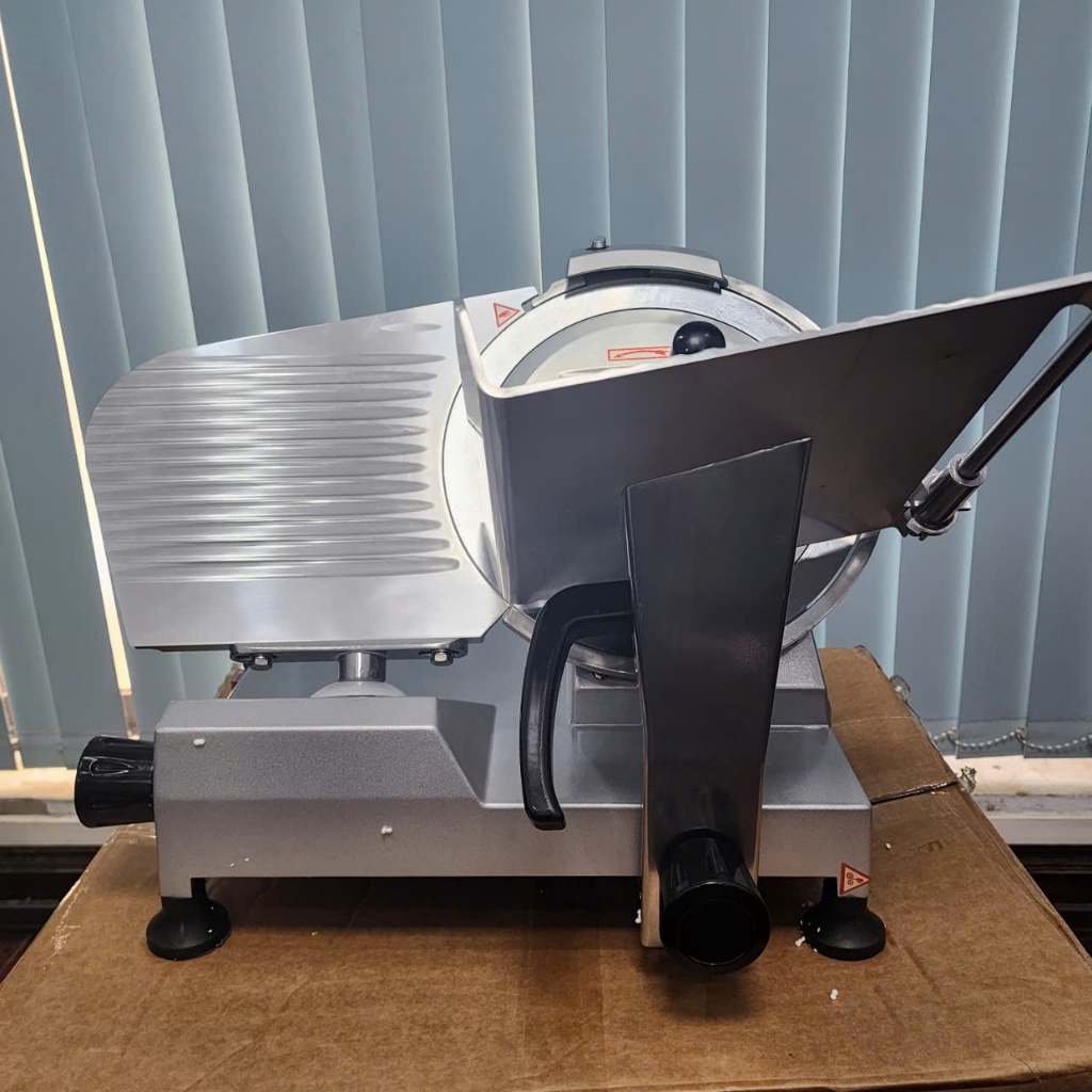 HÀNG MỚI -  Máy Thái Thịt Chín Giò Chả Thịt Nguội, Máy Cắt Thịt Đông Lạnh Bán Tự Động ES250, ES300