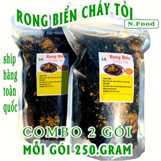 [ 500G] Rong Biển Sấy Mè - Cháy tỏi - Thơm Giòn - Giàu Dinh Dưỡng