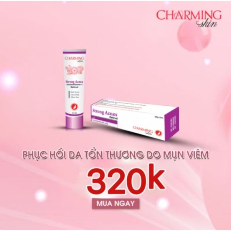 [ TẾT RẺ VÔ ĐỊCH] Kem ngừa mụn Strong Acnes - Charming Skin