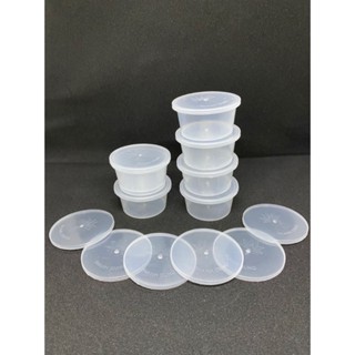 50 hộp cốc hũ nhựa dùng làm bánh flan, caramen, thạch rau câu, sữa chua hoặc đựng slime