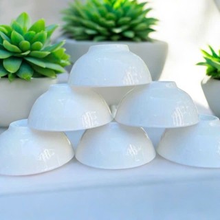 Bát tô trắng sứ hoa văn 7 inch, bát ô tô, bát tô- Bát Tô Trắng 7inch 18cm  Dày Dặn, Tô bún,Phở