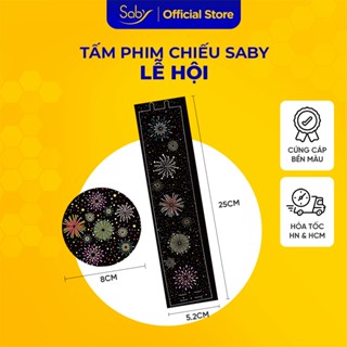 Tấm phim chiếu Saby hình Lễ hội, phim chiếu cho đèn chiếu sao Saby Dreamz và Saby Stories