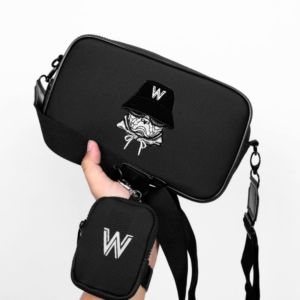 Túi Đeo Chéo Hộp Nam Vải Da Chống Nước, Túi Xách Nam Đeo Chéo Nhiều Ngăn Mẫu Mới Nhất Năm Nay_AZON