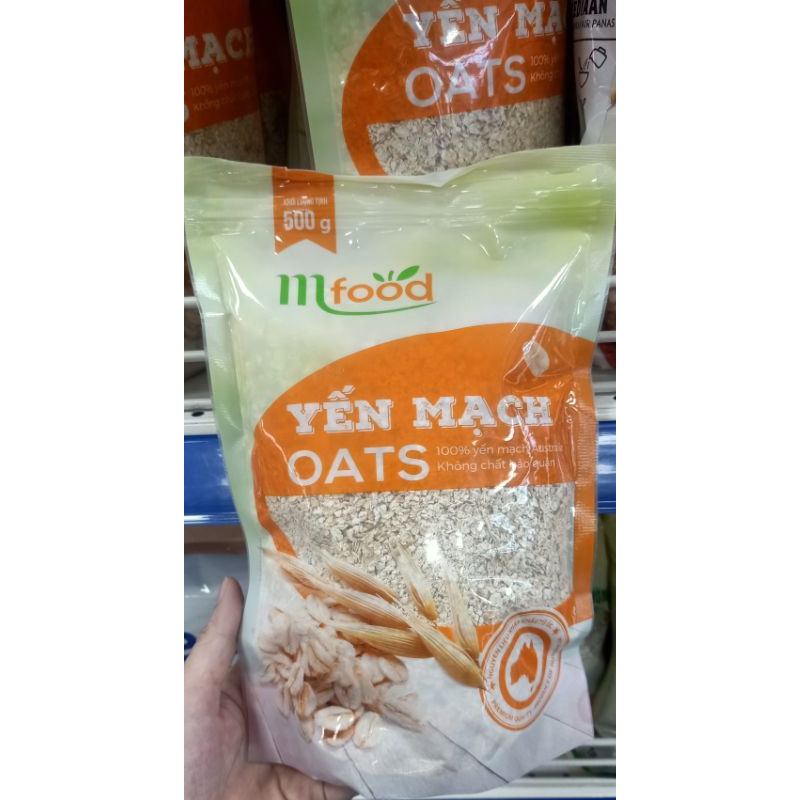[DATE MỚI] YẾN MẠCH OATS MFOOD, GÓI 500G x 2 GÓI (Ncc2)