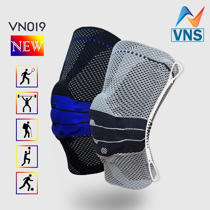 VNS Băng Bảo Vệ Đầu Gối 360º VN019 Pro Knee Sleeves (Hàng Chính Hãng) | GLOFIT STORE